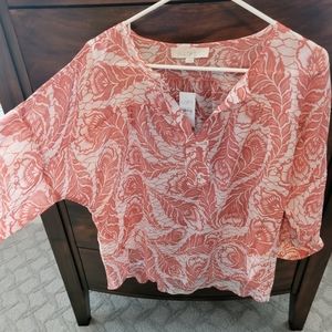 NWT Ann Taylor Loft Floral Blouse